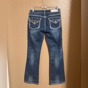 Rock & Roll Cowgirl Dark Blue Boot Cut Jeans